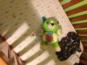 Scout didn't survive :-( NO amount of "gentle scrubbing by hand" was gonna save him...